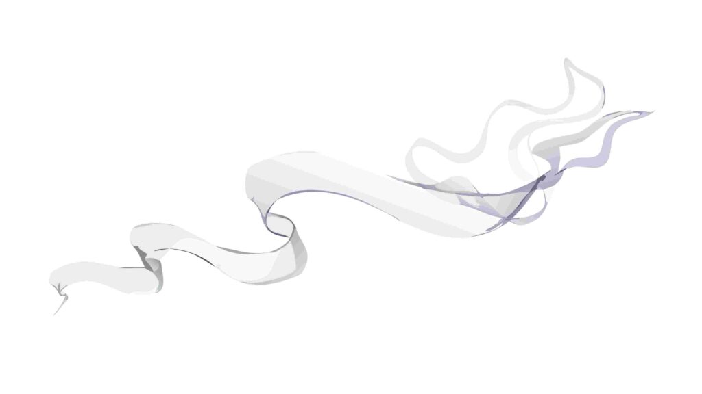 Delicate Abstract Swirling Lines Design Element, vector design Generative AI