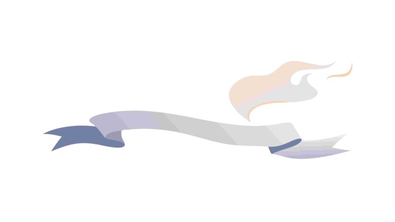 Subtle Wavy Ribbon Banner in Muted Pastel Colors, vector design Generative AI
