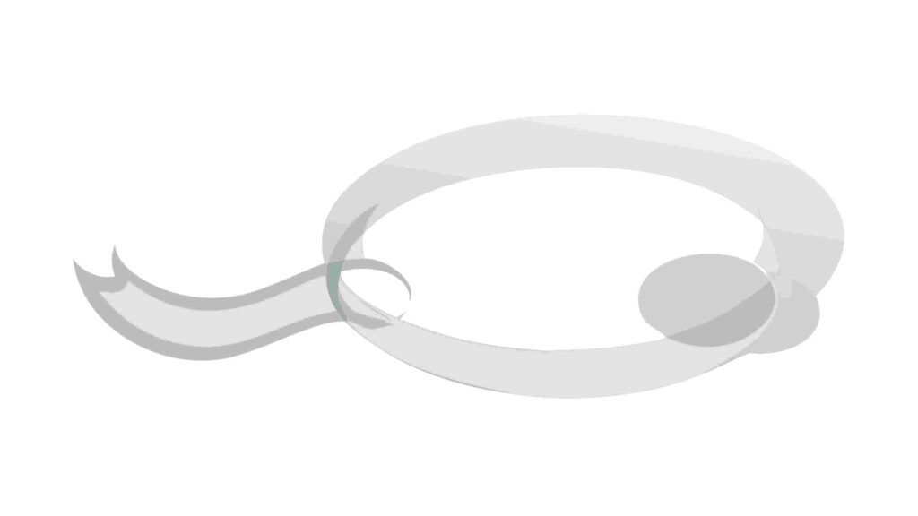 Abstract Empty Ribbon Banner with Subtle Gradient, vector design Generative AI