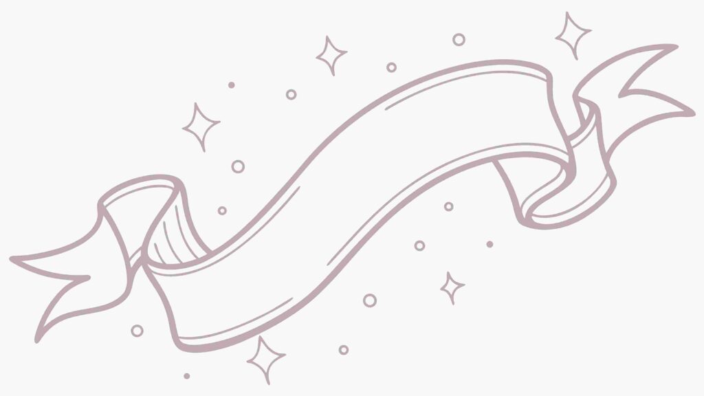 Elegant Wavy Ribbon Banner with Sparkling Accents, vector design Generative AI