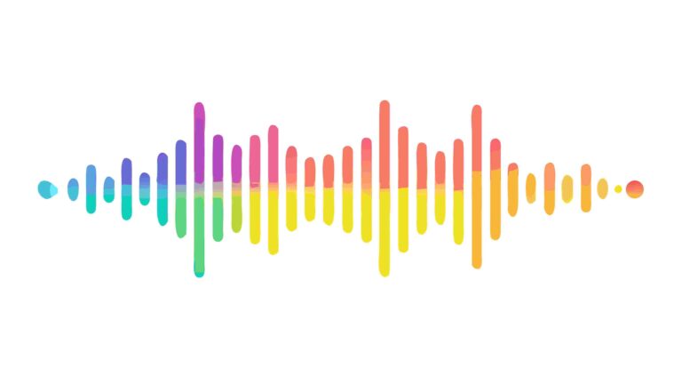 Colorful Equalizer Bars for Audio and Music Visuals, vector design Generative AI