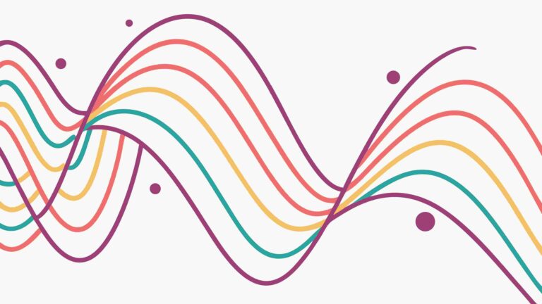 Organic Flowing Lines Abstract Background Texture, vector design Generative AI