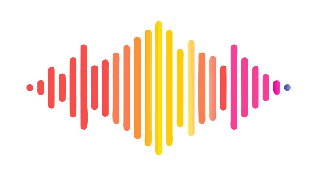 Vertical Equalizer Bars Digital Music Visualizer, vector design Generative AI
