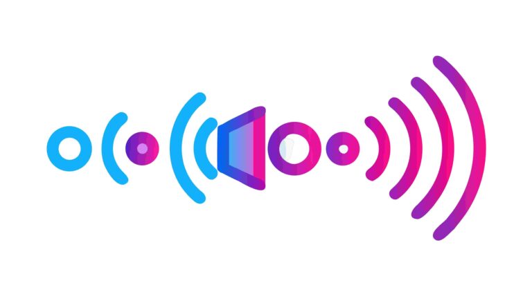 Abstract Sound Waves and Volume Icon for Audio, vector design Generative AI