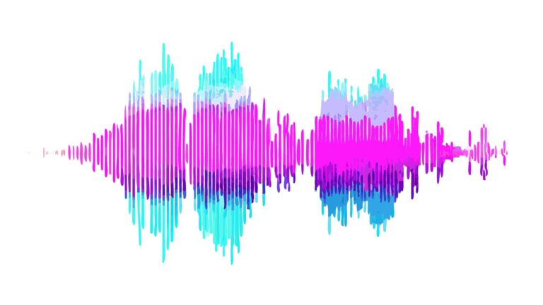 Vibrant Digital Sound Wave for Music and Audio, vector design Generative AI