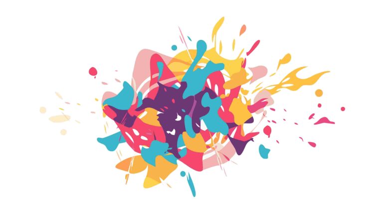 Abstract Geometric Pattern with Dynamic Shapes Vector, vector design Generative AI