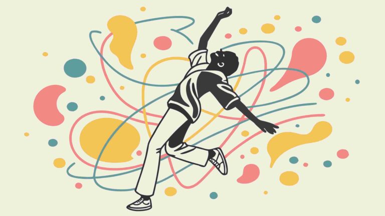 Energetic Basketball Player Abstract Motion Vector Art, vector design Generative AI