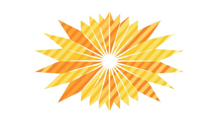 Dynamic Starburst Abstract Design Element Vector Art, vector design Generative AI