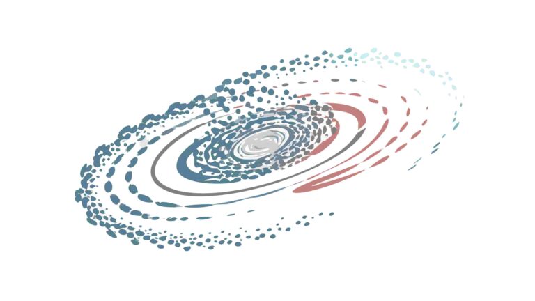 Cosmic Galaxy Spiral Abstract Space Art, vector design Generative AI
