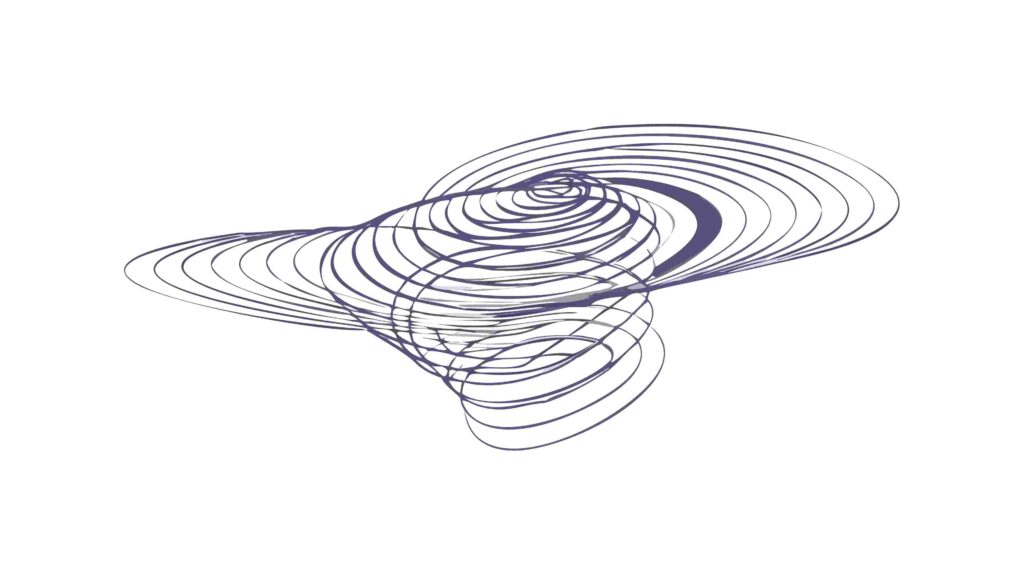 Abstract Wind Swirls Dynamic Line Art Design, vector design Generative AI