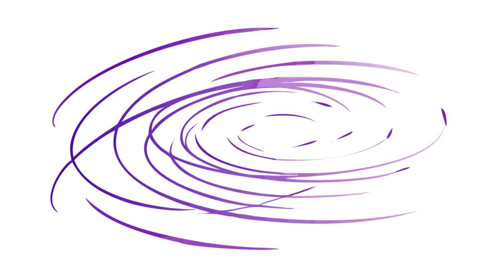 Abstract Circular Swirls Minimalist Line Art, vector design Generative AI