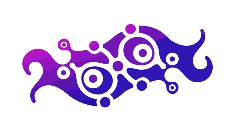Abstract Organic Liquid Swirl Vibrant Colors, vector design Generative AI