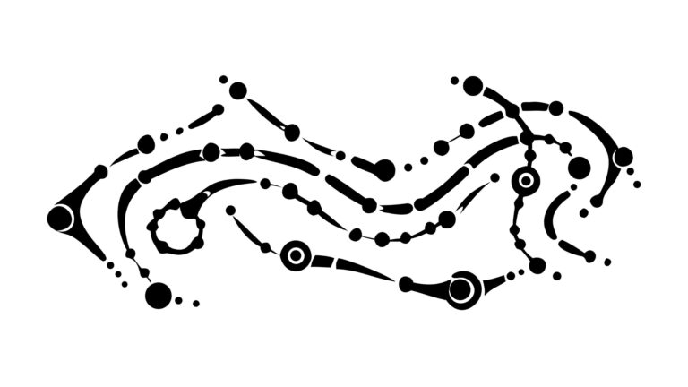 Abstract Fluid Lines Organic Swirl Pattern, vector design Generative AI