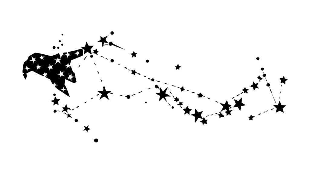 Abstract Star Scatter Constellation Map Vector Design, vector design Generative AI
