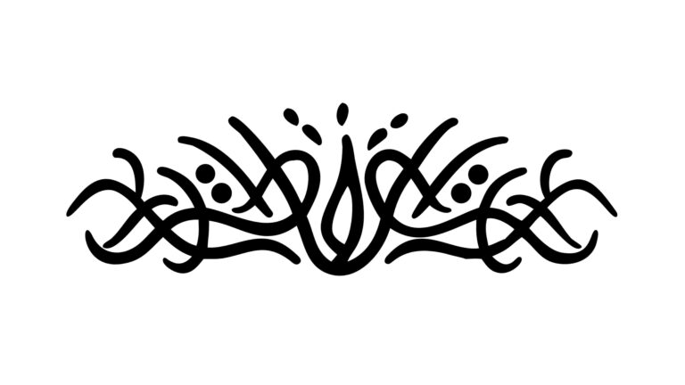 Intricate Tribal Organic Pattern Decorative Vector Design, vector design Generative AI