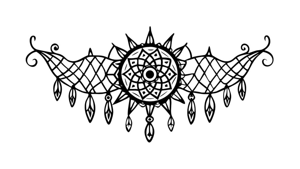 Intricate Dream Catcher with Feathers Vector Art, vector design Generative AI