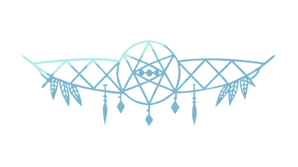 Stylized Icy Decorative Border Element Vector Design, vector design Generative AI