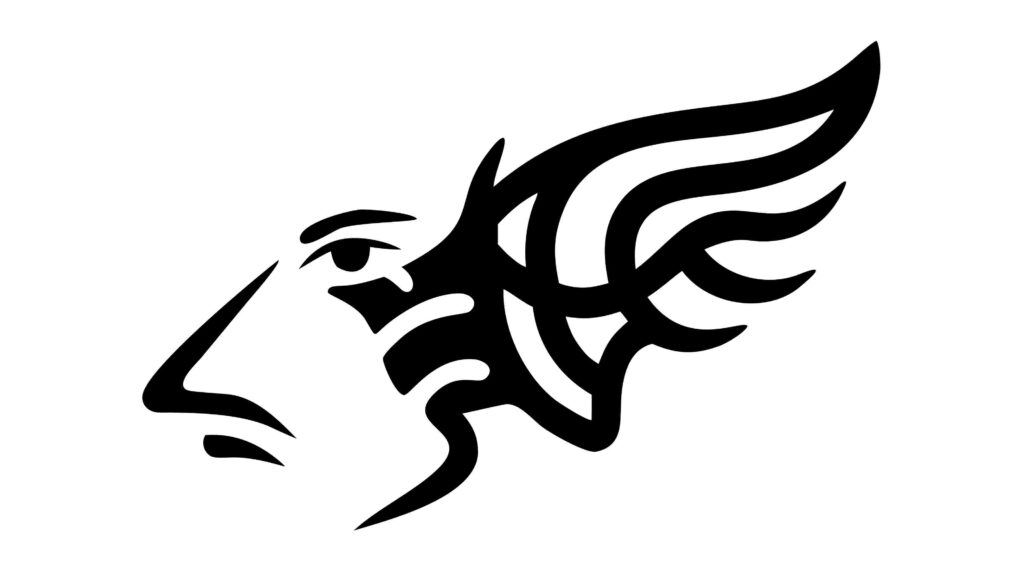 Tribal Bird-Like Face Profile Decorative Vector, vector design Generative AI