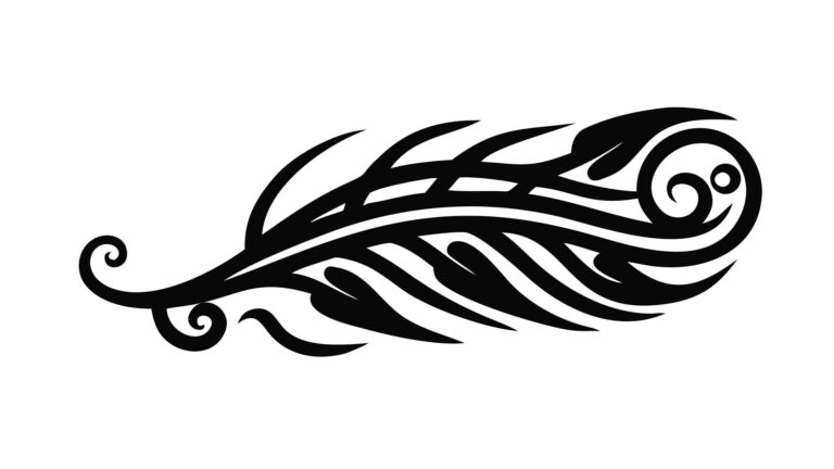 Dynamic Tribal Flame Graphic Element Vector, vector design Generative AI