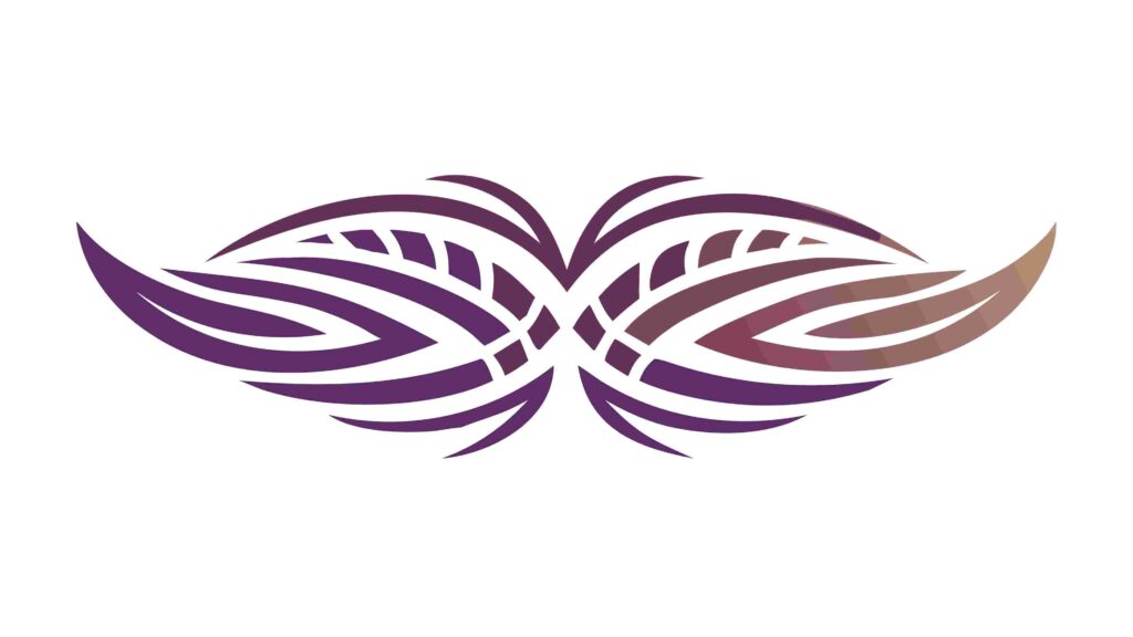 Stylized Tribal Decorative Border Element Vector, vector design Generative AI