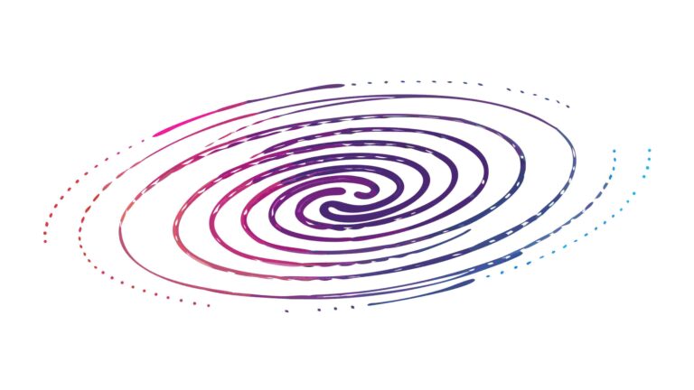 Abstract Pink Purple Spiral Vortex Vector, vector design Generative AI