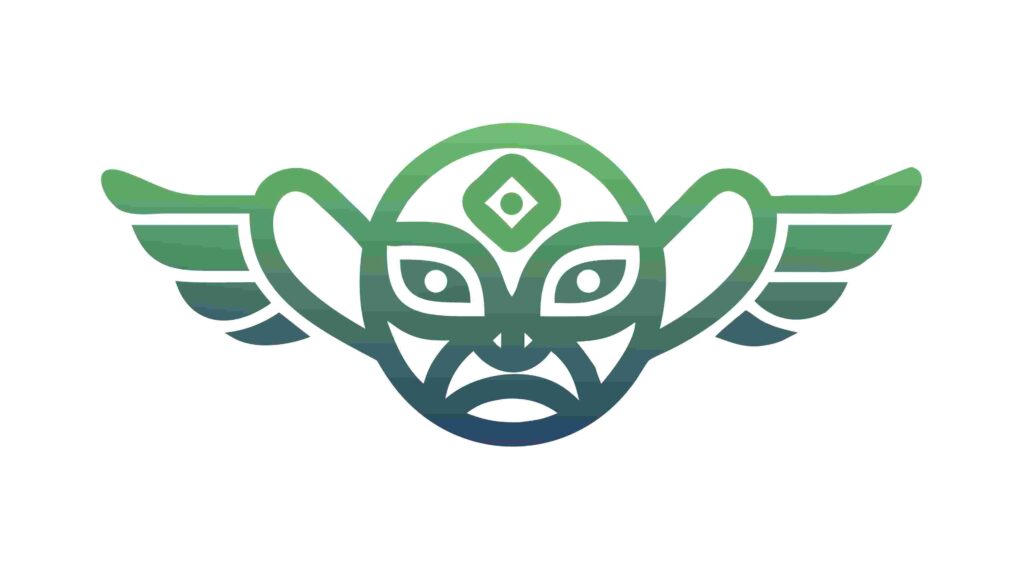 Tribal Alien-Like Mask Decorative Vector Art, vector design Generative AI