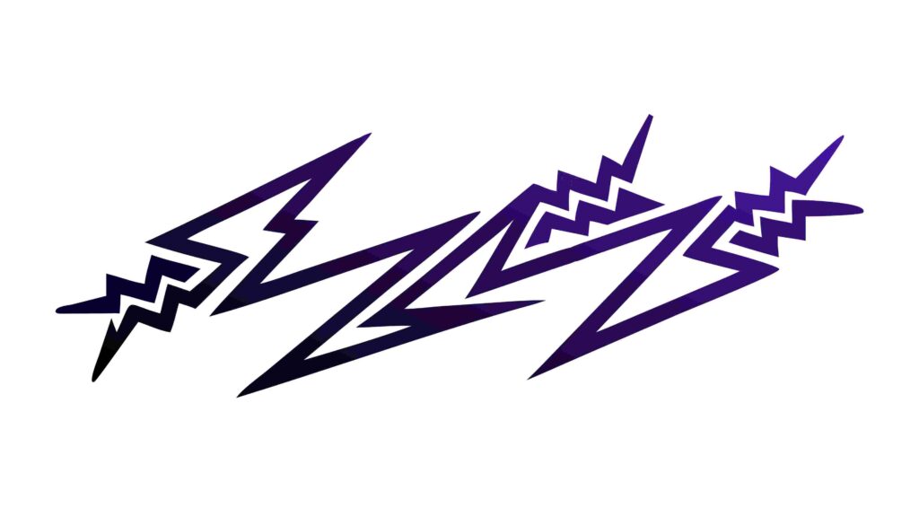 Vibrant Abstract Tribal Lightning Pattern Design, vector design Generative AI