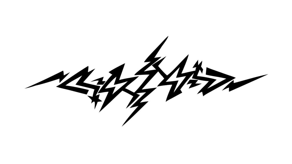 Abstract Tribal Spike Dynamic Design Element, vector design Generative AI