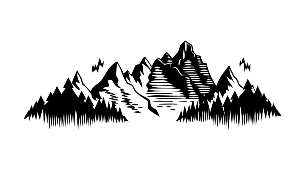 Fluid Abstract Decorative Interlacing Motif, vector design Generative AI