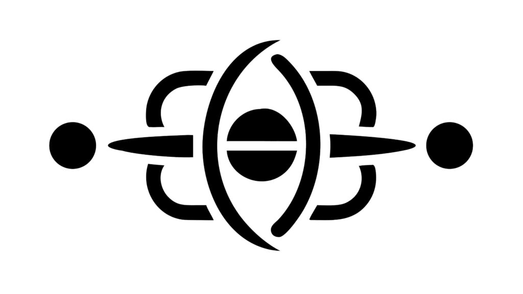 Abstract Tribal Decorative Eye Motif, vector design Generative AI