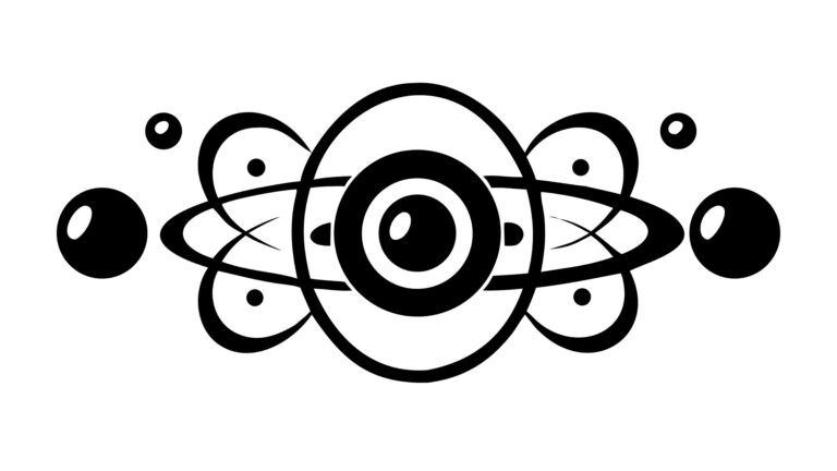Abstract Ornate Symmetrical Decorative Element, vector design Generative AI