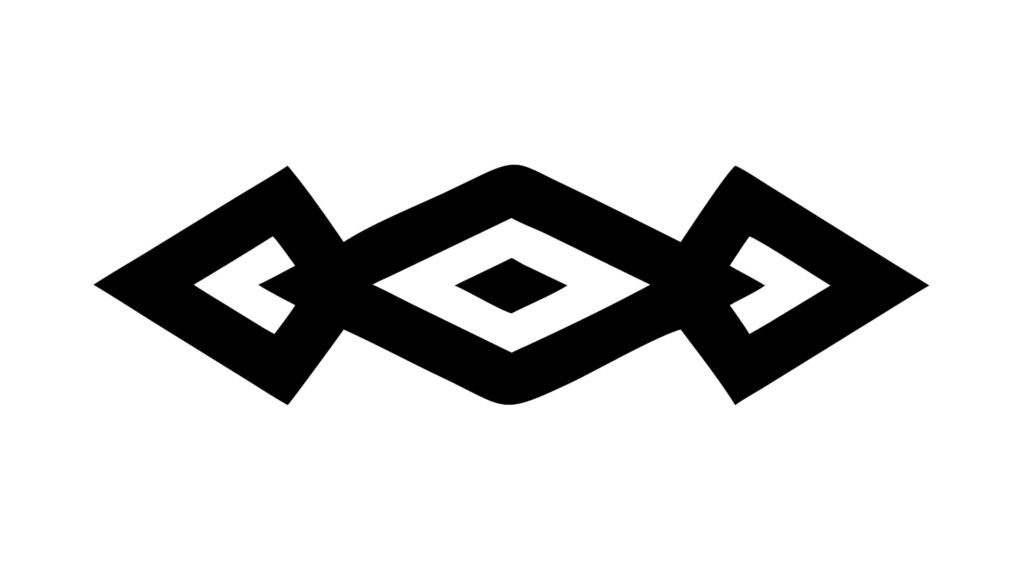 Abstract Geometric Interlocking Diamond Shapes, vector design Generative AI