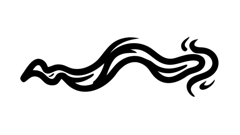 Abstract Flowing Wavy Lines Organic Design, vector design Generative AI