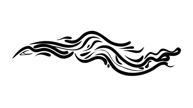 Abstract Fluid Wavy Lines Textured Design, vector design Generative AI