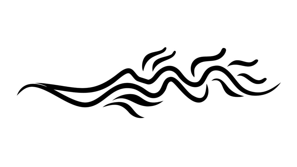 Abstract Wavy Stream Lines Dynamic Design, vector design Generative AI