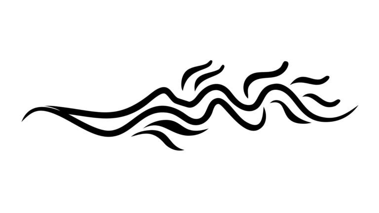 Abstract Wavy Stream Lines Dynamic Design, vector design Generative AI