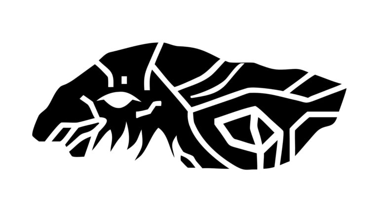 Abstract Tribal Jagged Pattern Design Element, vector design Generative AI