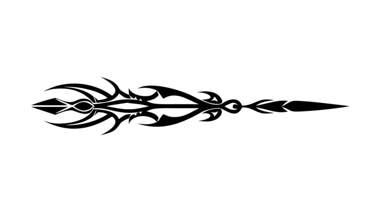 Abstract Stylized Arrowhead Design, Dynamic Directional Vector Art, vector design Generative AI