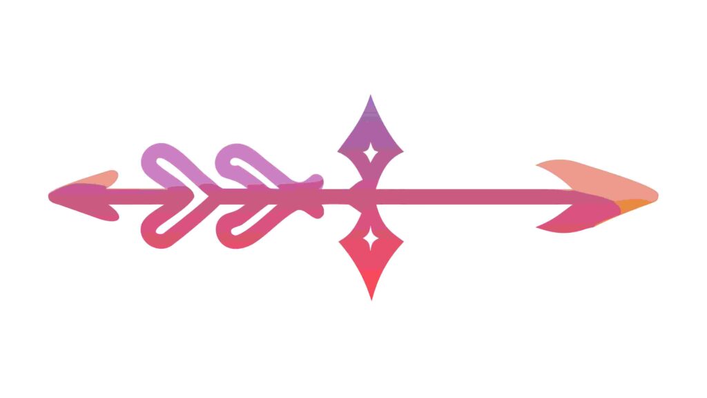 Abstract Leafy Arrow, Graceful Nature Directional Vector Art, vector design Generative AI