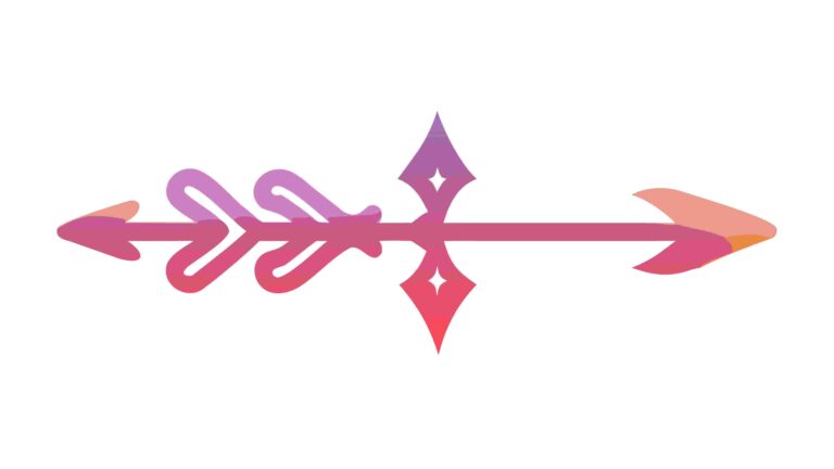 Abstract Leafy Arrow, Graceful Nature Directional Vector Art, vector design Generative AI