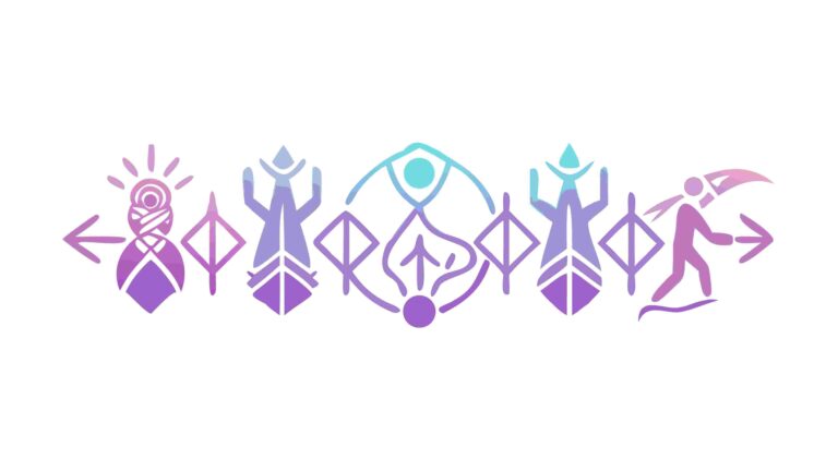 Abstract Figures with Geometric Shapes, Spiritual Energy Vector, vector design Generative AI