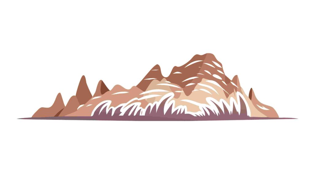 Soft Gradient Rolling Hills, Serene Landscape Horizon Vector, vector design Generative AI