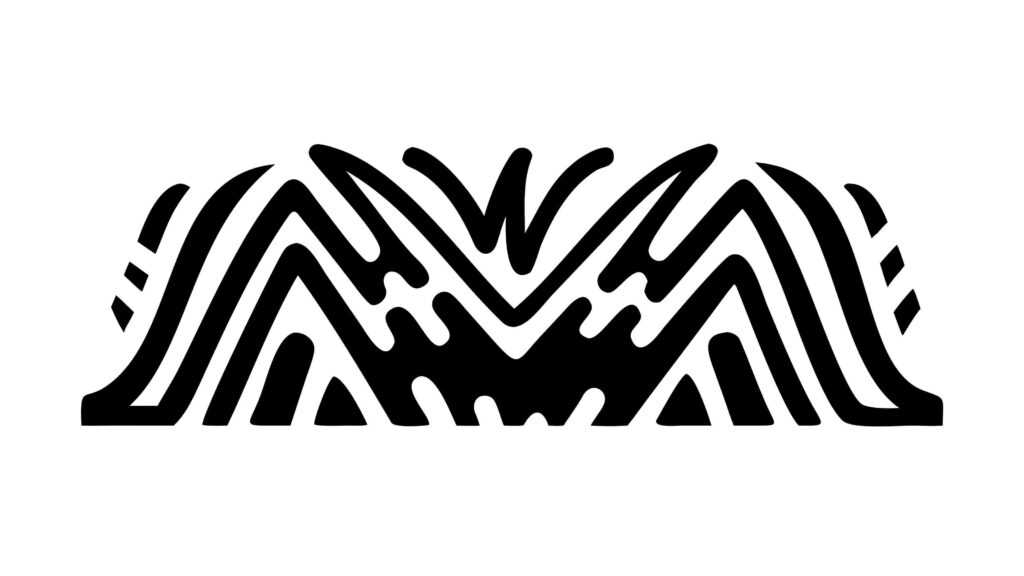 Abstract Jagged Tribal Pattern, Dynamic Ethnic Vector Design, vector design Generative AI