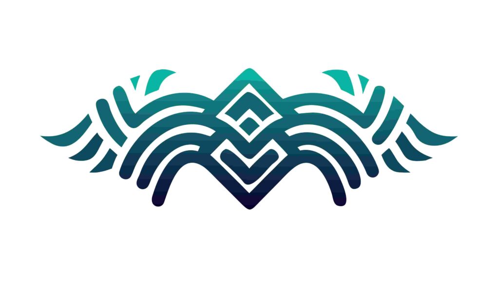 Abstract Geometric Wave Pattern, Fluid Gradient Vector Design, vector design Generative AI