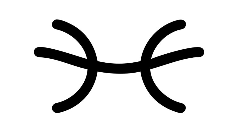 Delicate Pisces Zodiac Symbol, Subtle Astrological Vector Icon, vector design Generative AI