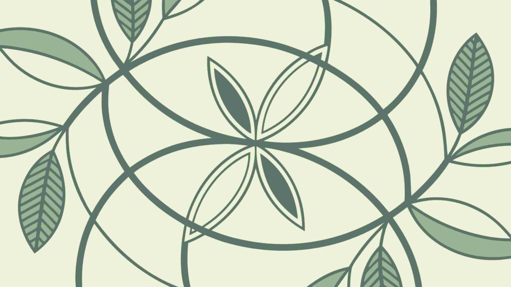 Abstract Floral Geometric Pattern, Organic Modern Vector Design, vector design Generative AI