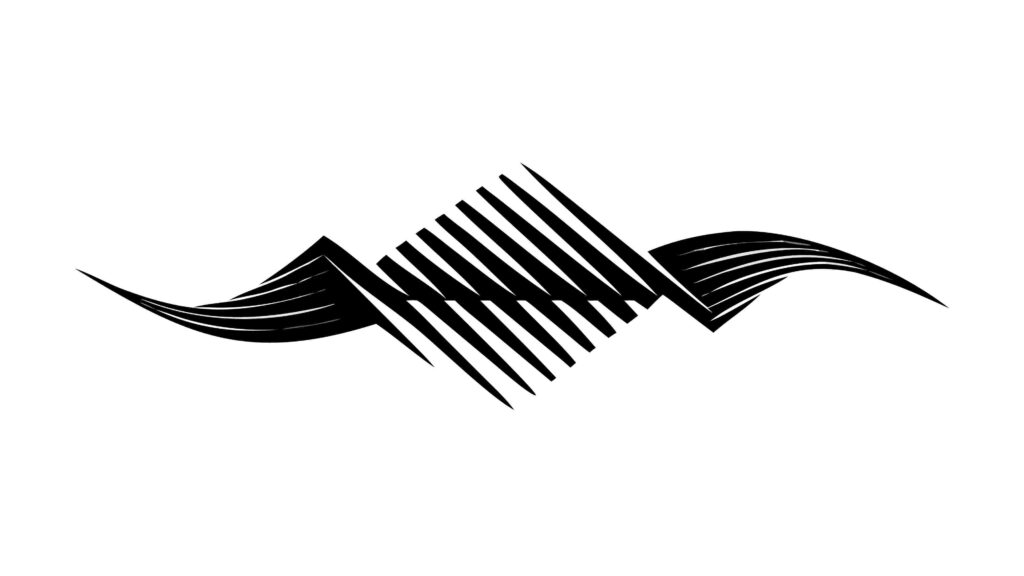 Abstract Geometric Bar Lines, Dynamic Design Element, vector design Generative AI