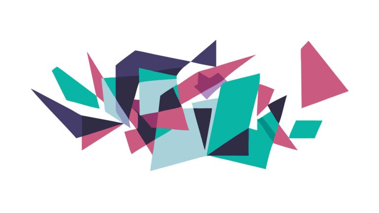 Abstract Geometric Shattered Forms, Dynamic Design, vector design Generative AI