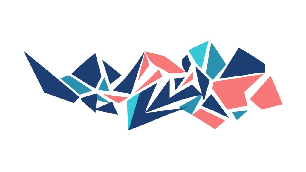 Abstract Geometric Polygons, Dynamic Modern Design, vector design Generative AI