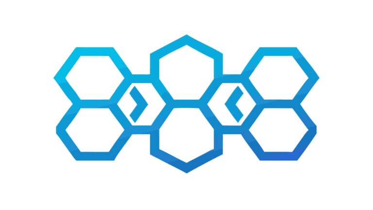 Stylized Interlocking Hexagons, Abstract Connectivity, vector design Generative AI